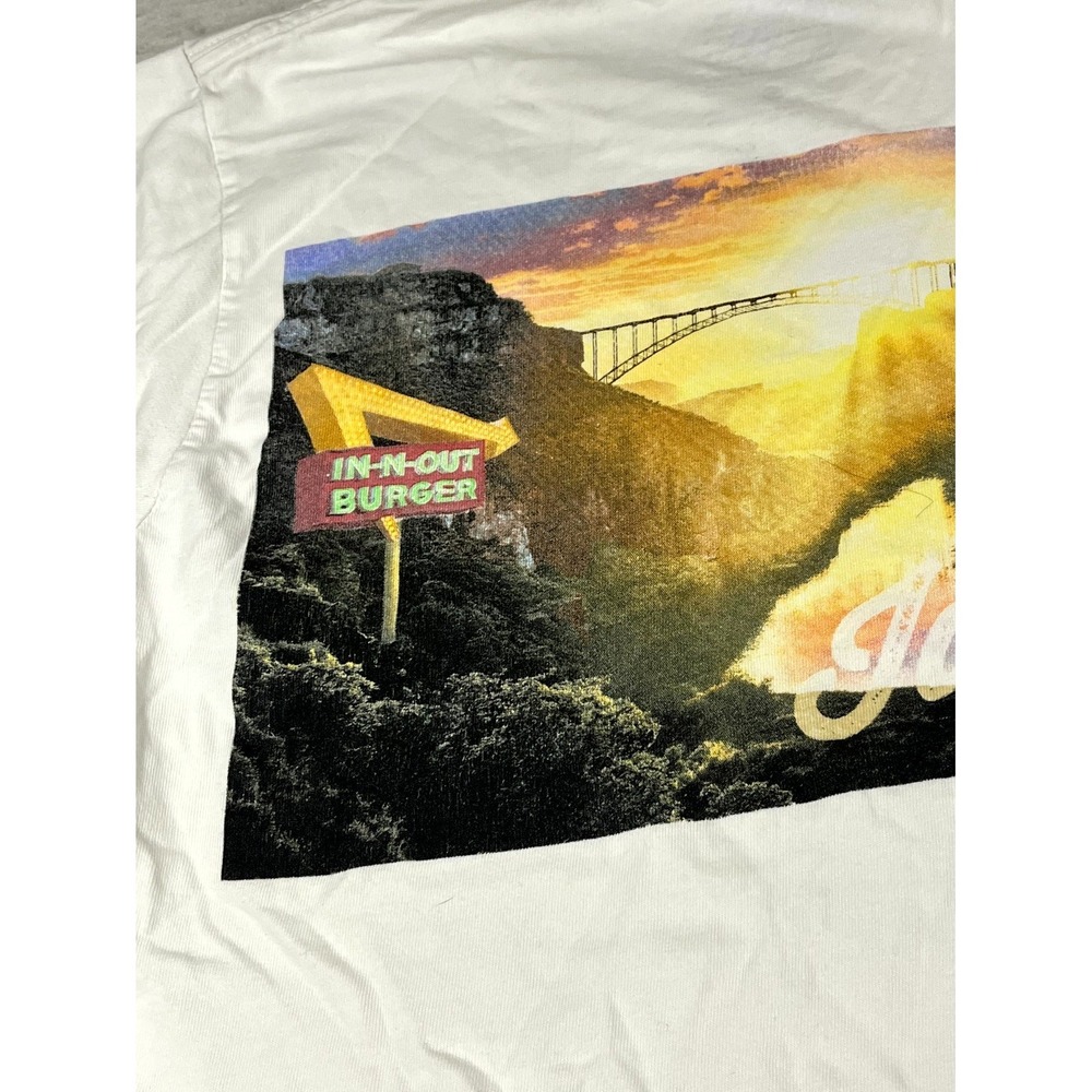 In N Out Burger Loomis Idaho T Shirt Mens Small White Graphic Preshrunk Cotton - Picture 11 of 11